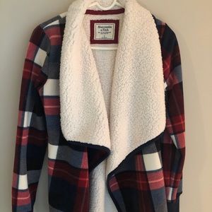 Abercrombie and Fitch Sherpa Cardigan